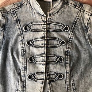 Military Jean Jacket